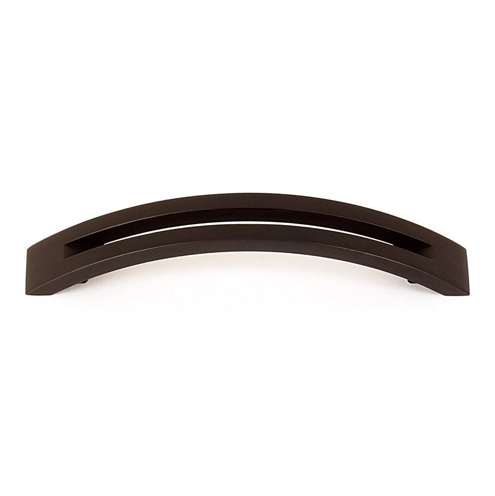 Slit-Top 4" Pull w/Chocolate Bronze Finish
