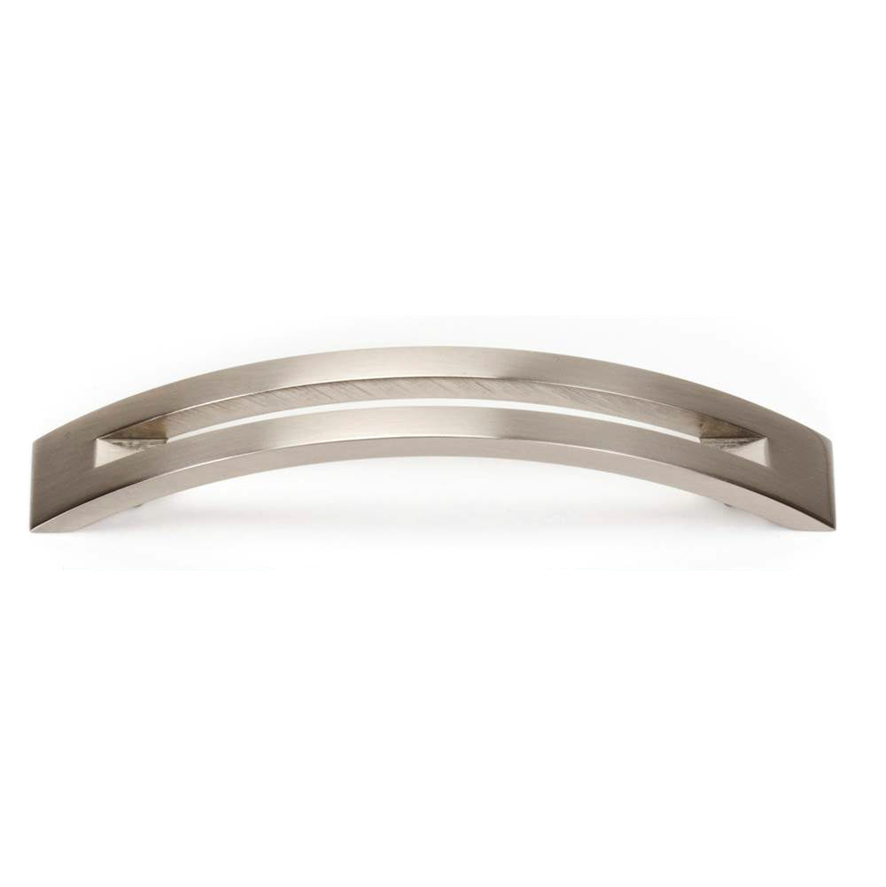 Slit-Top 4" Pull w/Satin Nickel Finish