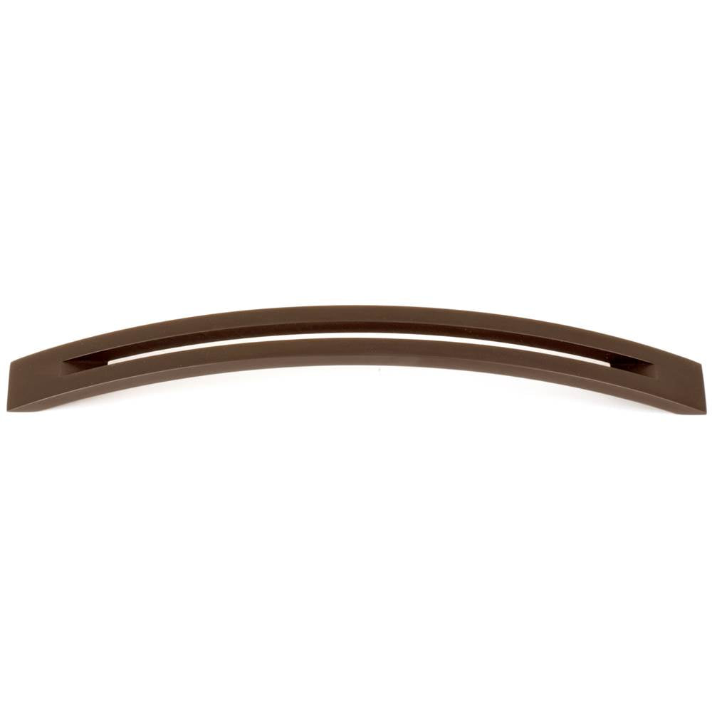 Slit-Top 8" Pull w/Chocolate Bronze Finish