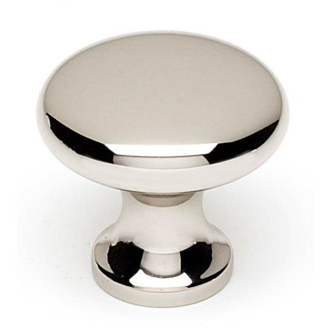 Traditional 1" Knob w/Polished Nickel Finish
