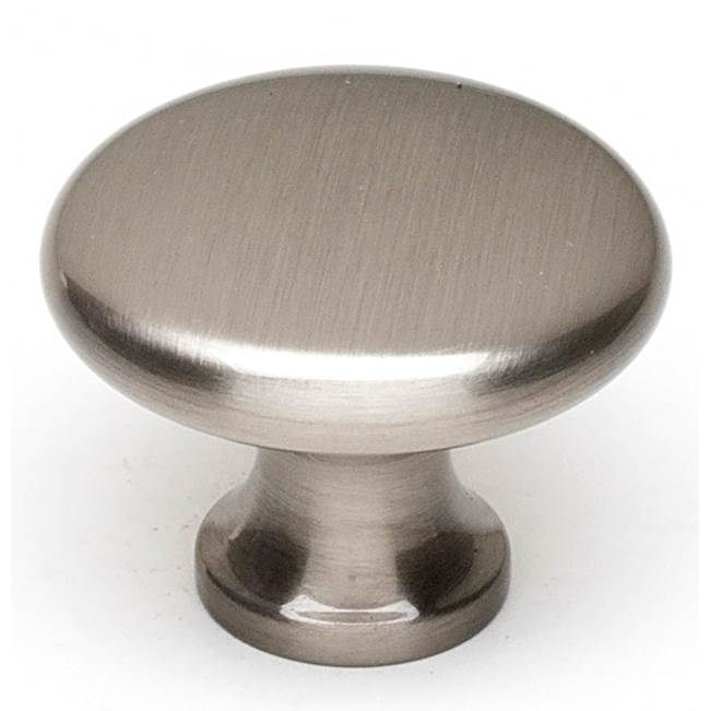 Traditional 1-1/4" Knob w/Satin Nickel Finish