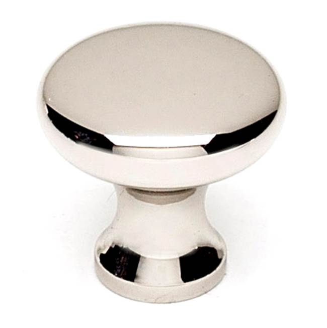 Traditional 3/4" Knob w/Polished Nickel Finish