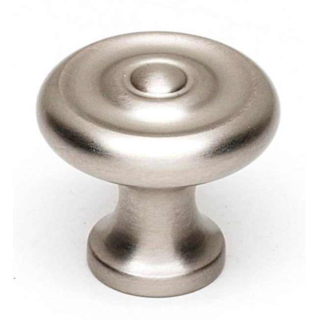 Traditional 1" Knob w/Satin Nickel Finish