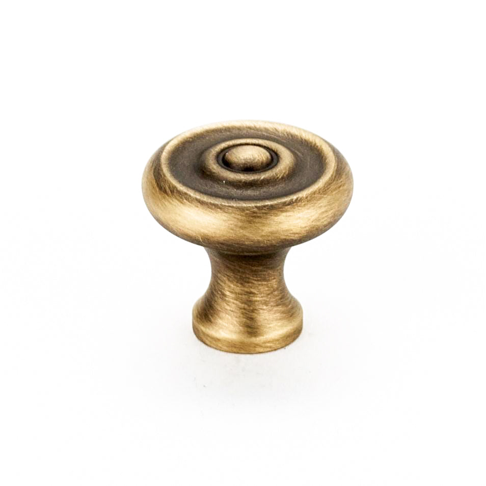 Traditional 3/4" Knob w/Antique English Matte Finish
