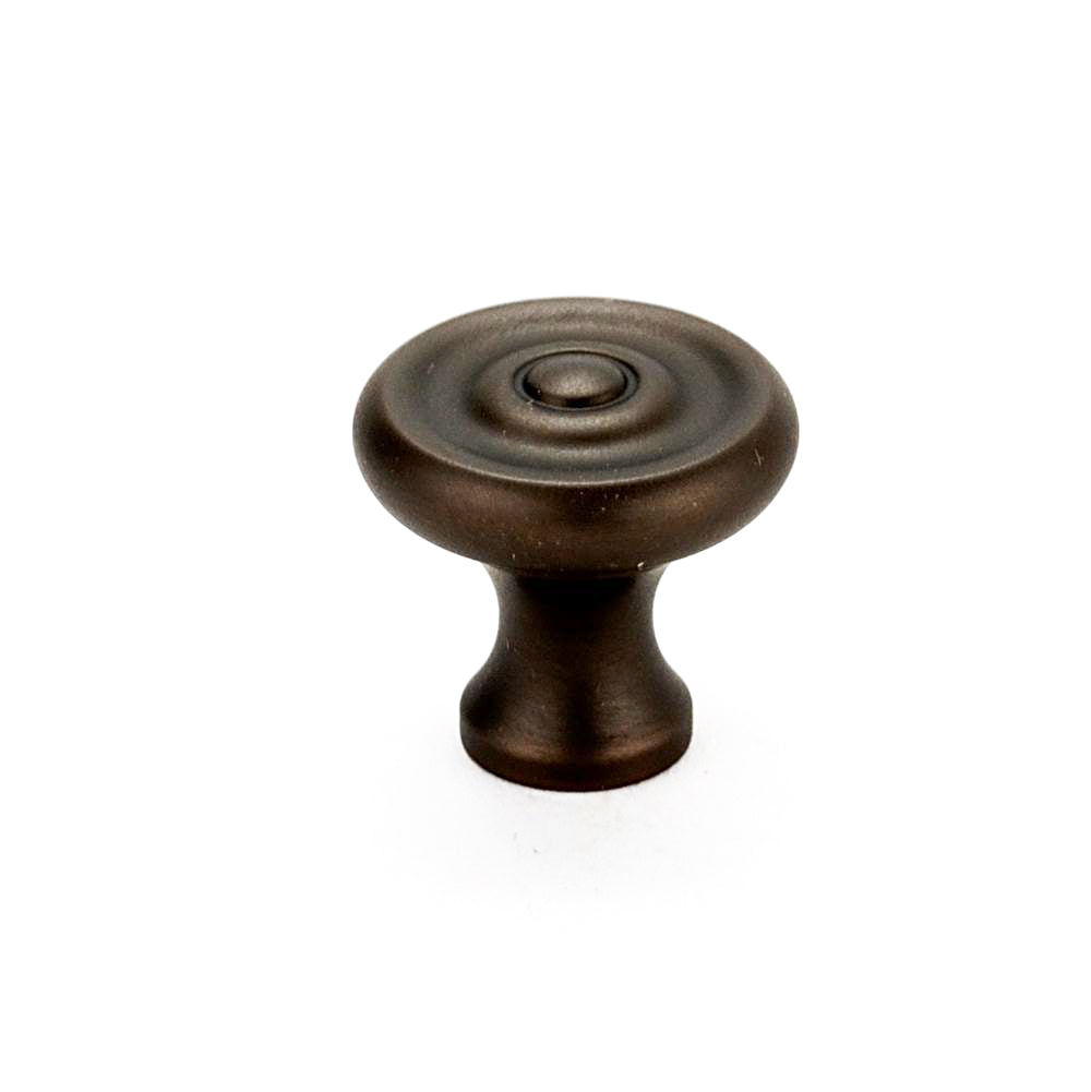 Traditional 3/4" Knob w/Chocolate Bronze Finish