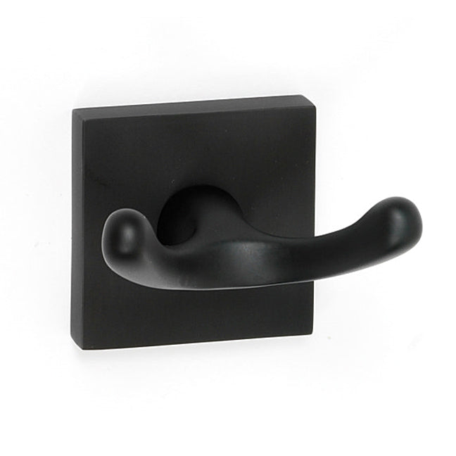 Contemporary II Double Robe Hook in Matte Black