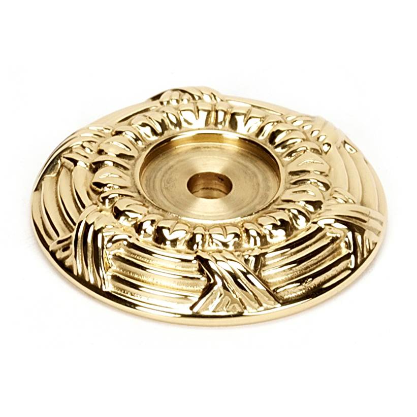 Ribbon & Reed 1-5/8" Rosette in Polished Brass