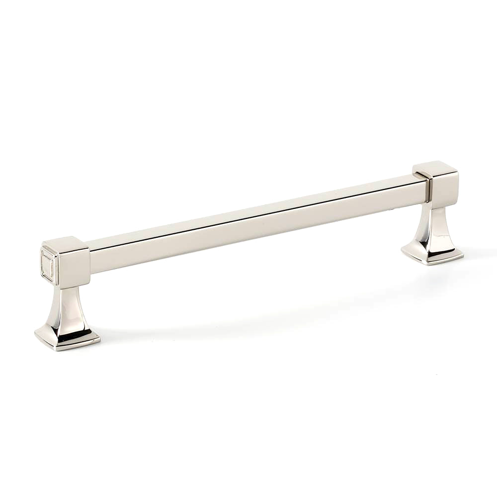 Cube 6" Pull in Polished Nickel