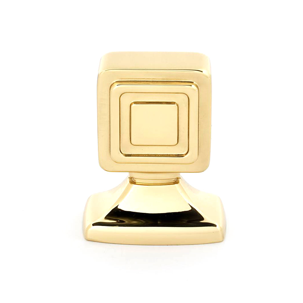 KNOB 1in A986-1-PB CUBE