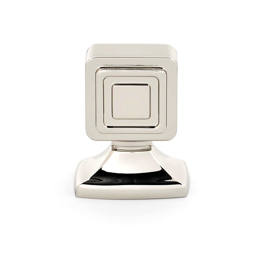 KNOB 1in A986-1-PN CUBE