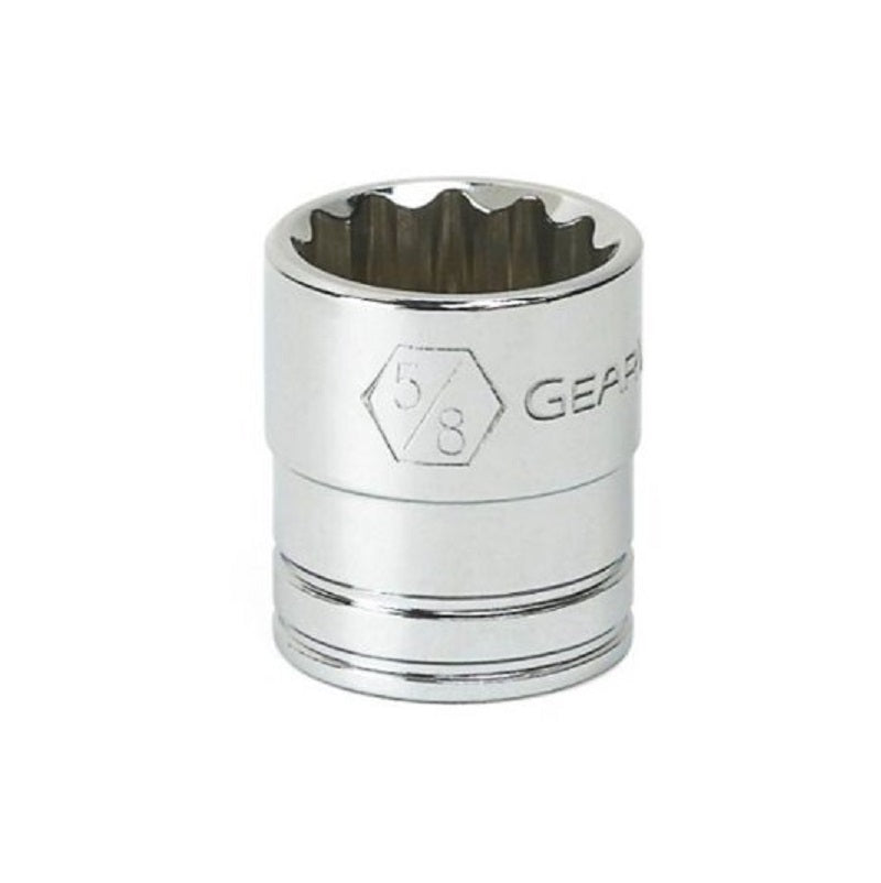 Socket 1/2" Standard 3/8" Drive 12 Point Chrome