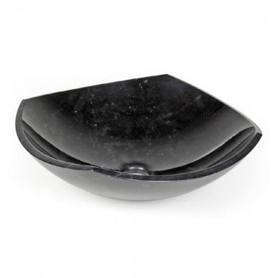 Joelle 15-3/4" Vessel Sink in Black Marquine