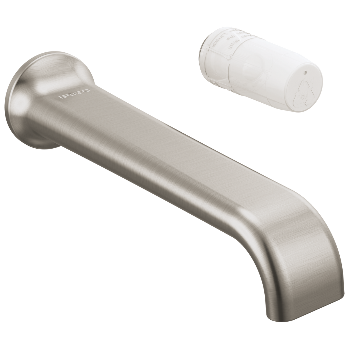 Brizo Allaria Wall Mount Lav Faucet, No Hdl in Luxe Nickel