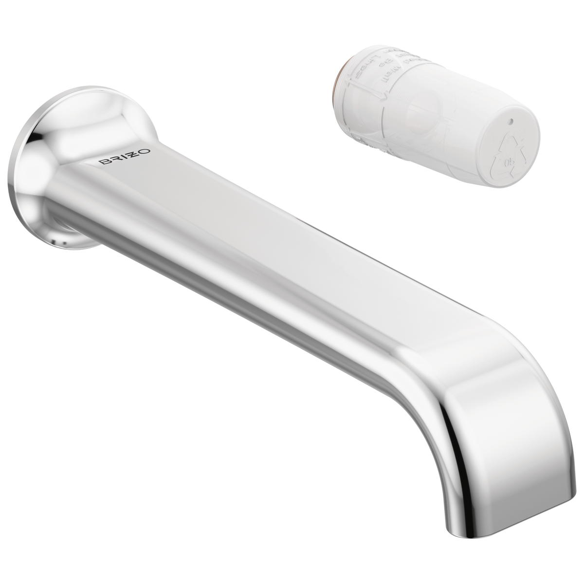 Brizo Allaria Wall Mount Lav Faucet, No Hdl in Chrome