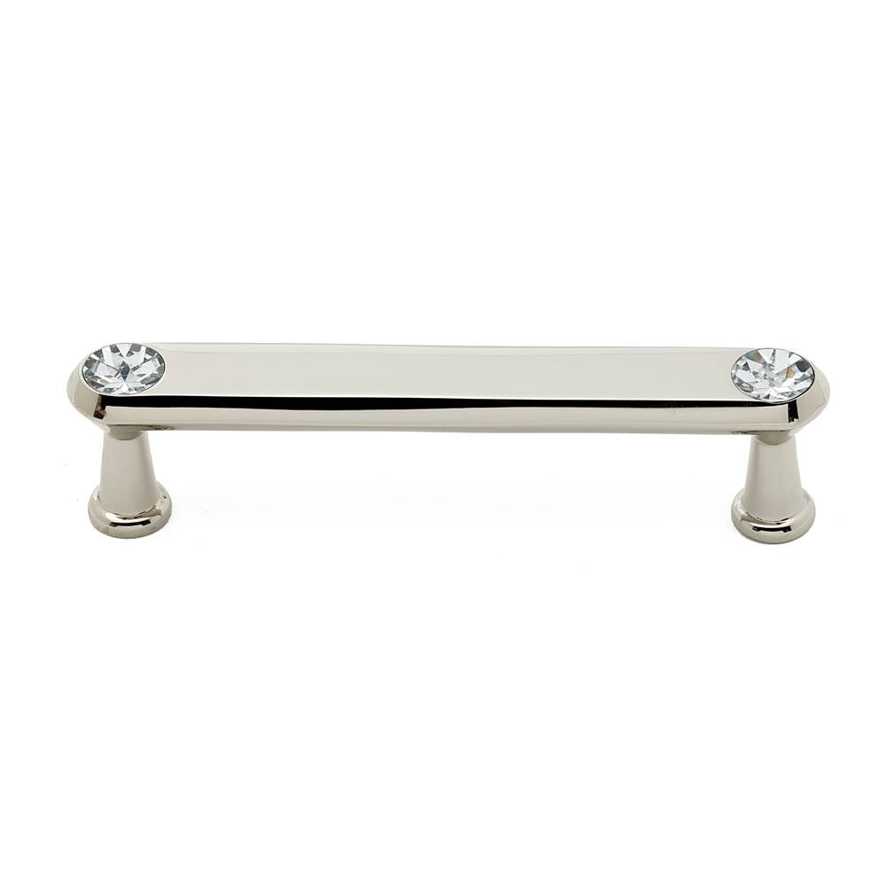 Crystal 3-1/2" Pull w/Polished Nickel Finish