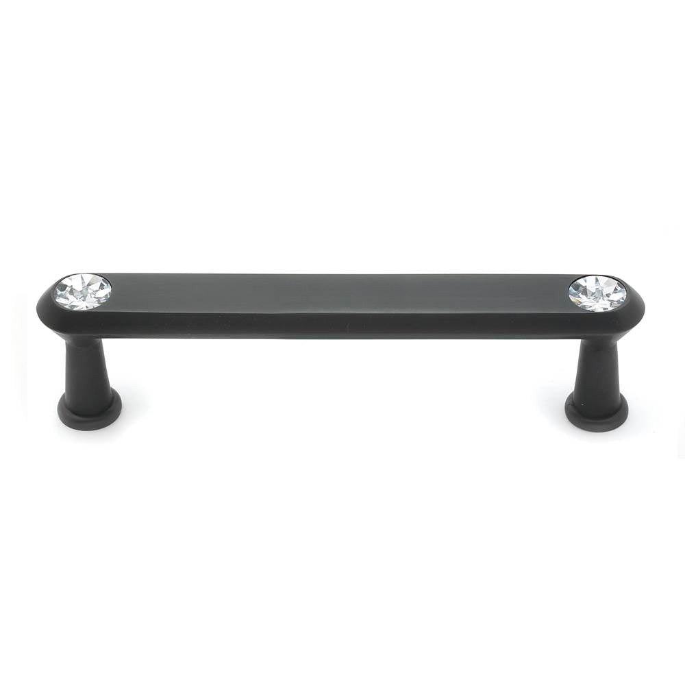 Crystal 4" Pull w/Bronze Finish
