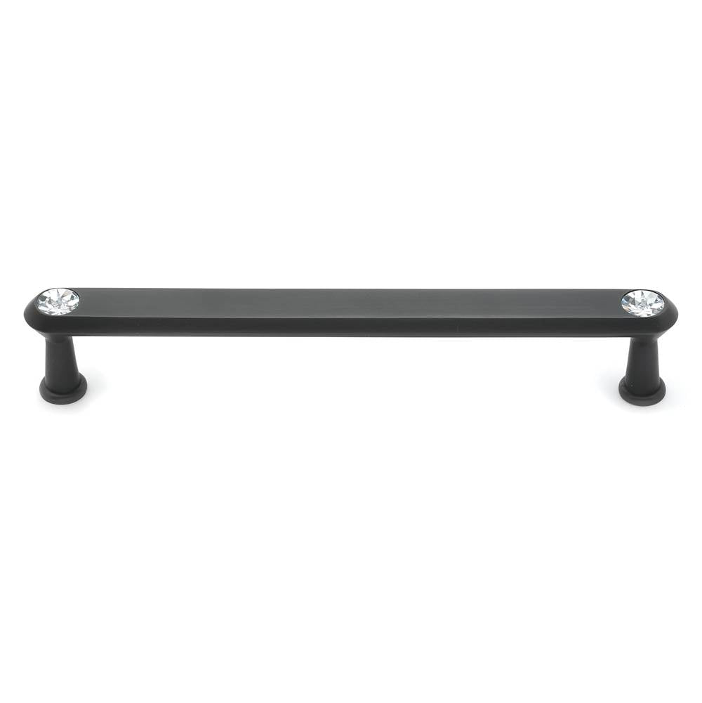Crystal 6" Pull w/Bronze Finish