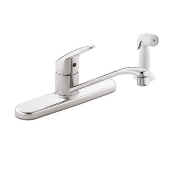 Cornerstone Single Handle Kitchen Faucet w/Side Spray Chrome