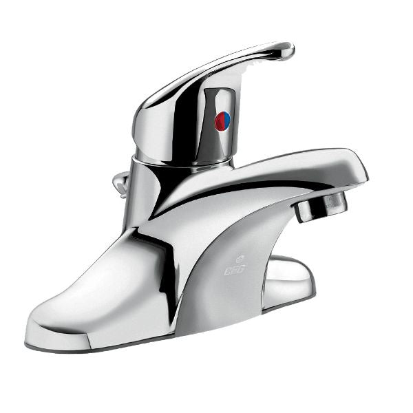 Cornerstone 4" Centerset Lav Faucet in Chrome w/50/50 Waste