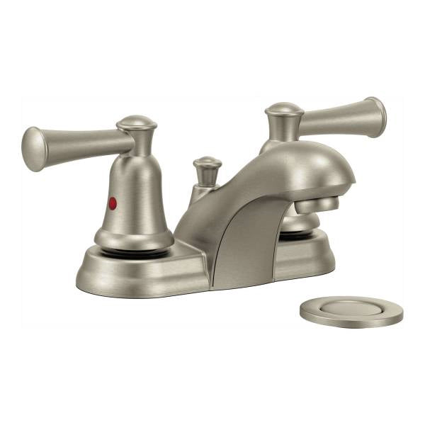 Capstone 4" Centerset Lav Fct in Brushed Nickel w/50/50 Waste