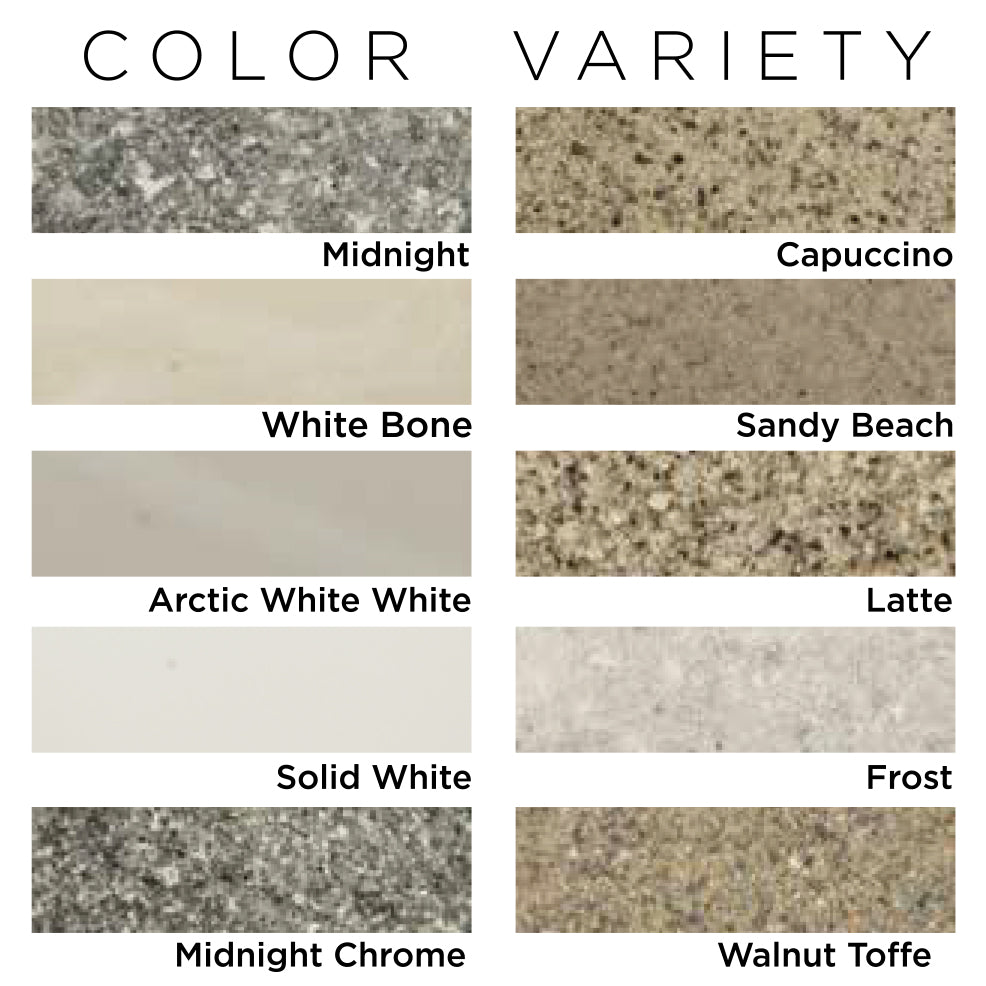 Kinsey 49x22" Vanity Top w/Rect Bowl & 4" Centers in Frost