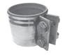 Coupling 2" Polypropylene Schedule 40 No-Hub Mechanical Joint Blueline