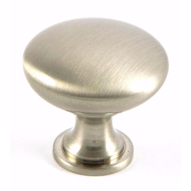 Round 1-1/4" Cabinet Knob in Satin Nickel