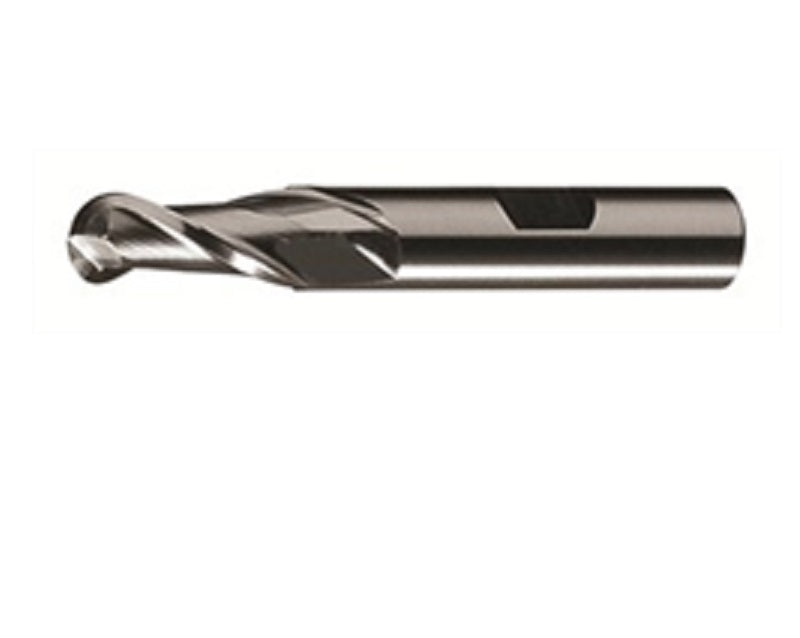 END MILL 7/8 2 FLUTE SGL C42137 690 HSS BRT BALL END CC