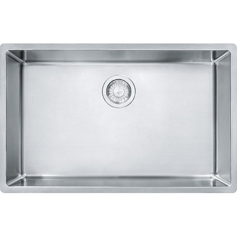 Cube 28-1/2x17-3/4x9" Stainless Steel Single Bowl Sink
