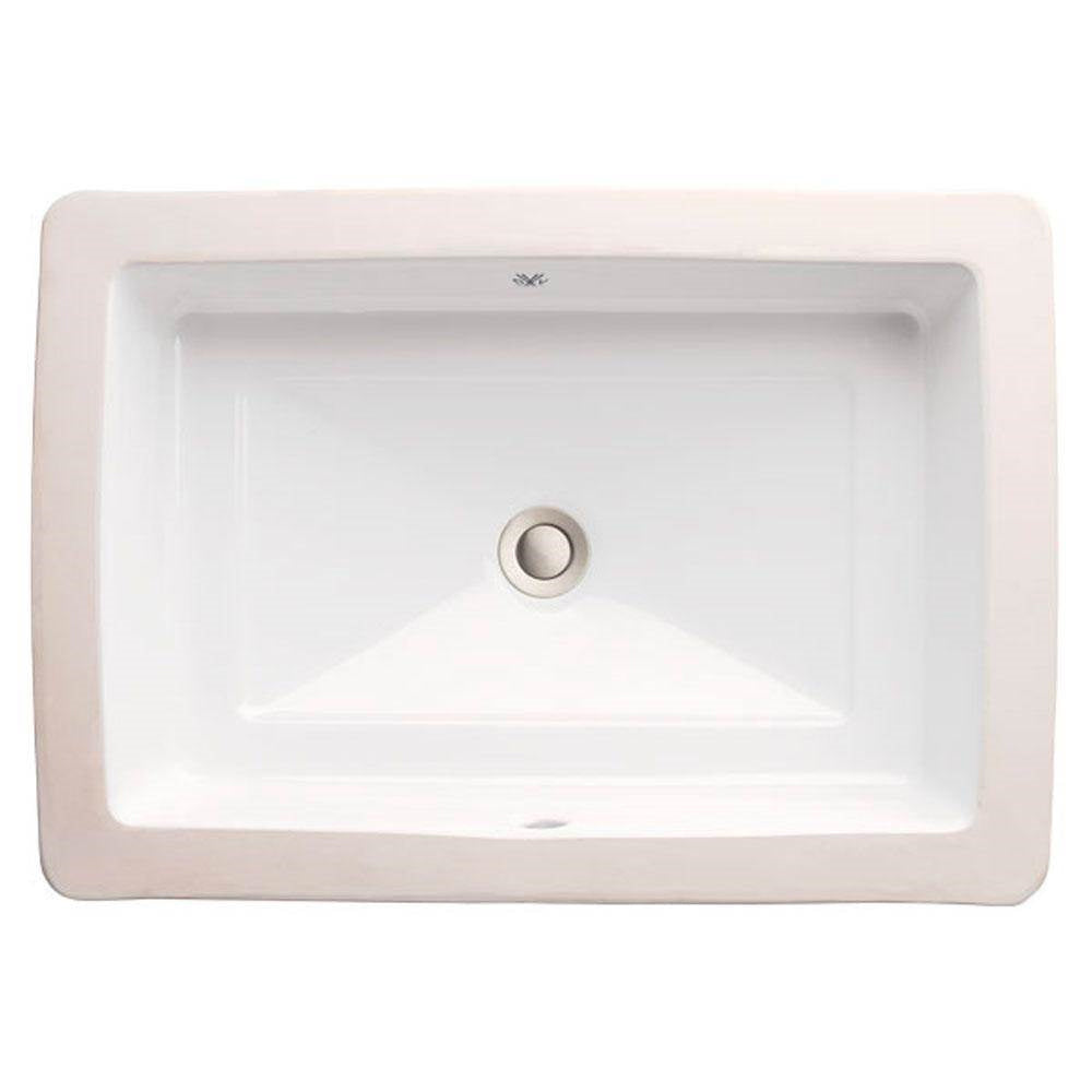 Pop Grande 23-5/8x16-5/8x7-1/2 Single Bowl Bath Sink in Canvas White