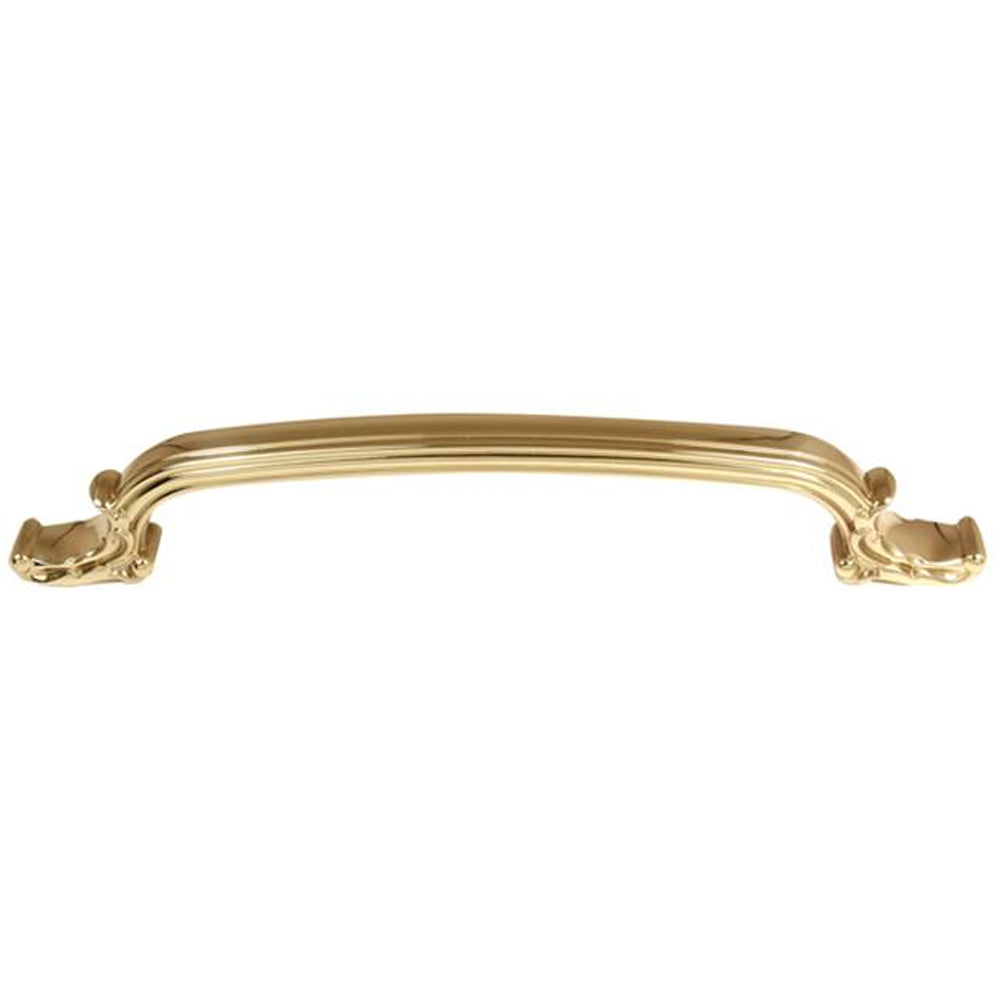 Ornate 18" Appliance Pull w/Polished Brass Finish