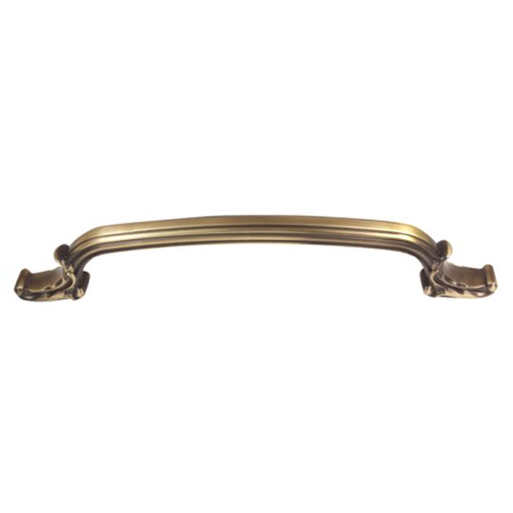 Ornate 8" Appliance Pull w/Antique English Matte Finish