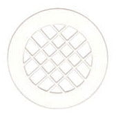 Fitflo Plastic Shower Floor Drain Cover White