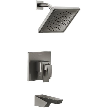Trillian Tub/Shower Trim In Lumicoat Blck Stainlss