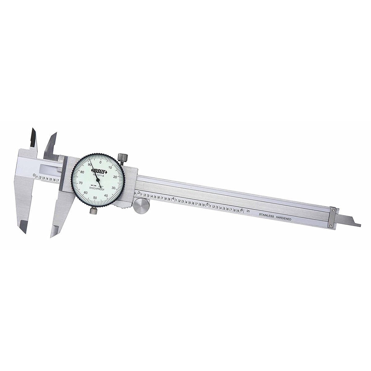 Dial Caliper 0" to 8" Range Stainless