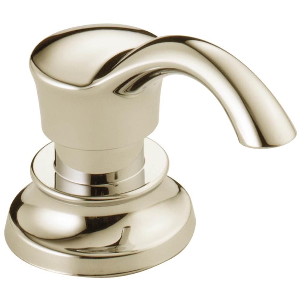Soap/Lotion Dispenser & Bottle in Polished Nickel