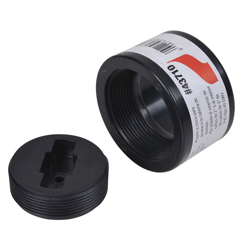 CLEANOUT 2-3" ABS BODY SPG/HUB 43710 SNAP-IN ASSEMBLY