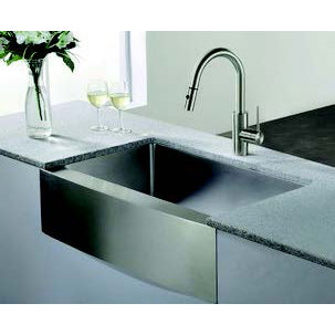 Diamond 35-7/8x22x10" Stainless Steel Kitchen Sink Kit