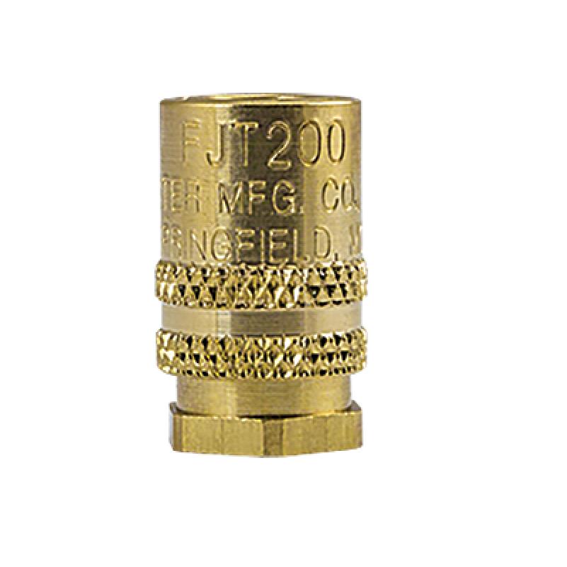 SOCKET 3/8 FPT BRASS - FS300HF STRAIGHT THRU - HIGH FLOW - BODY