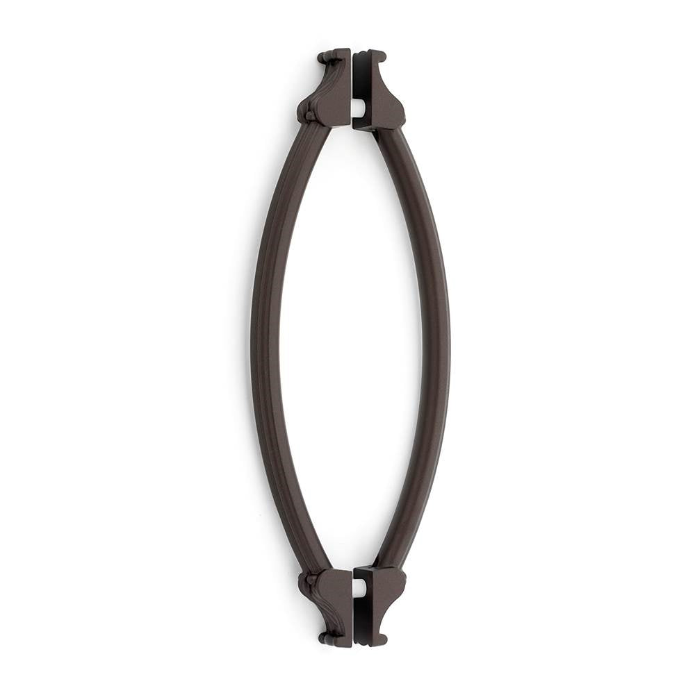Fiore 8" Back-to-Back Pull w/Chocolate Bronze Finish