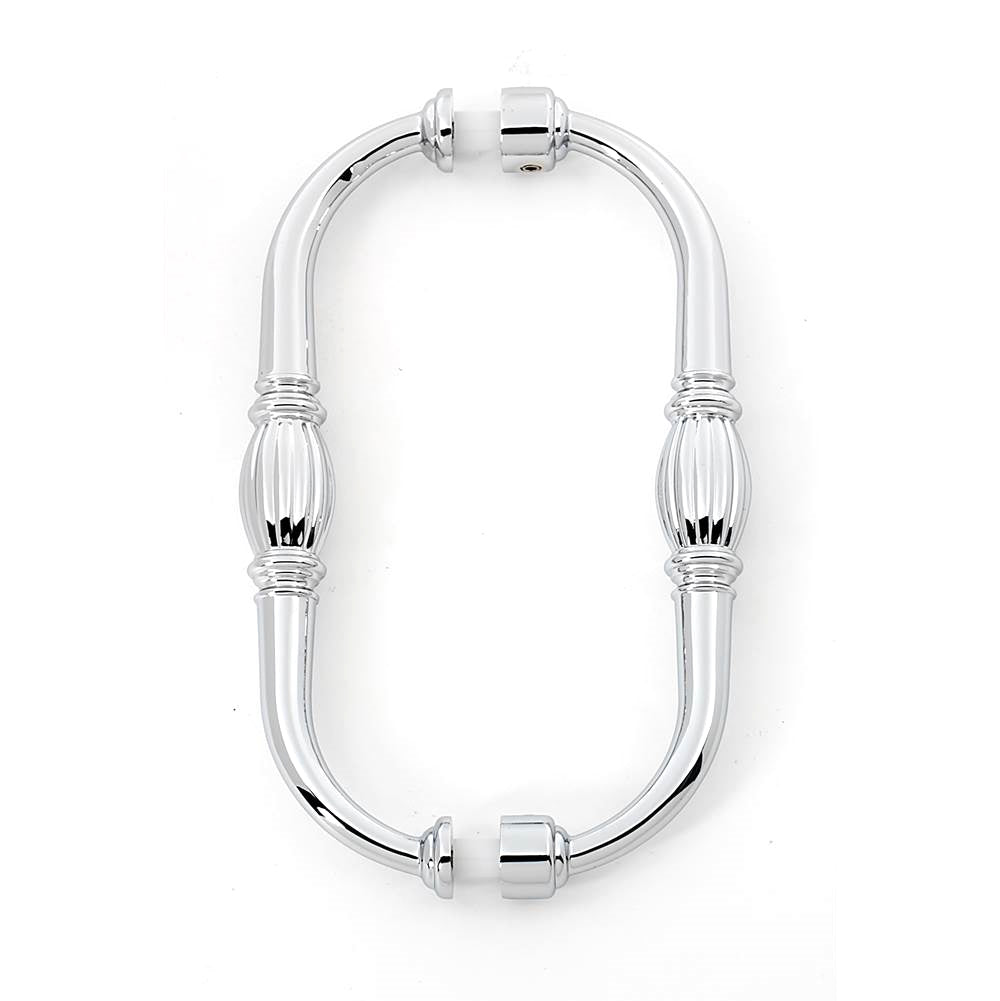 Tuscany 6" Back-to-Back Pull w/Polished Chrome Finish