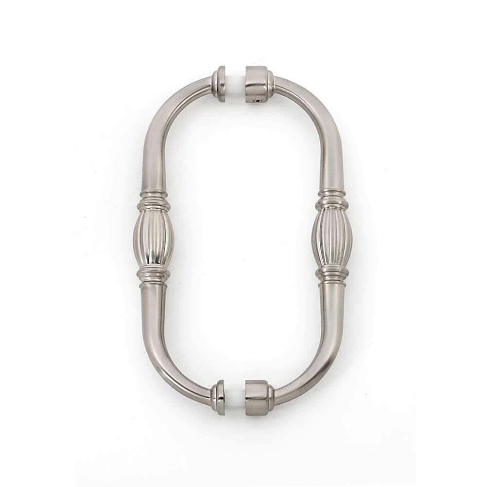 Tuscany 6" Back-to-Back Pull w/Satin Nickel Finish