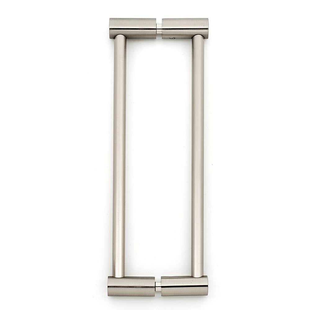 Contemporary I 8" Back-to-Back Pull w/Satin Nickel Finish