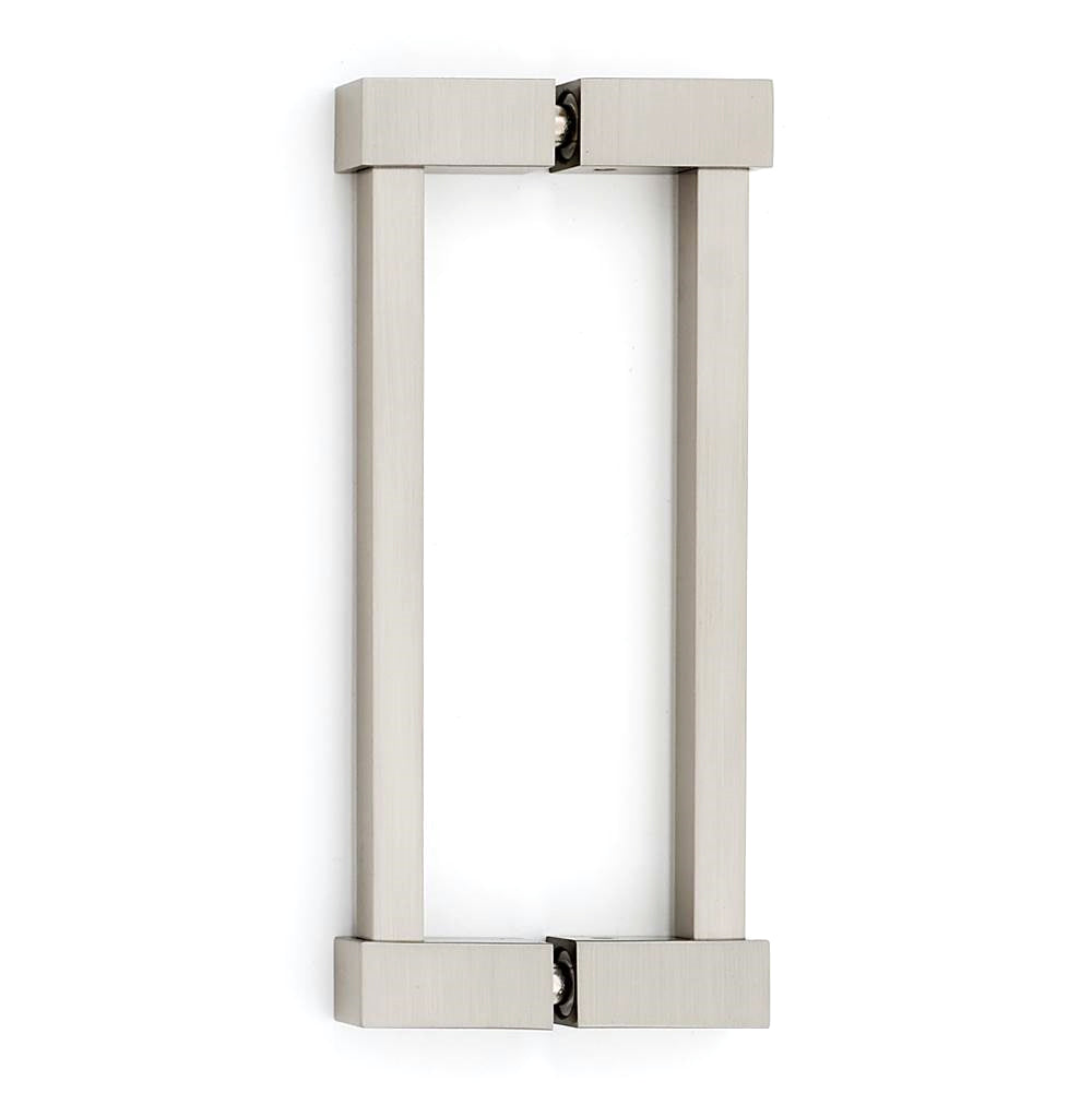 Contemporary II 6" Back-to-Back Pull w/Satin Nickel Finish
