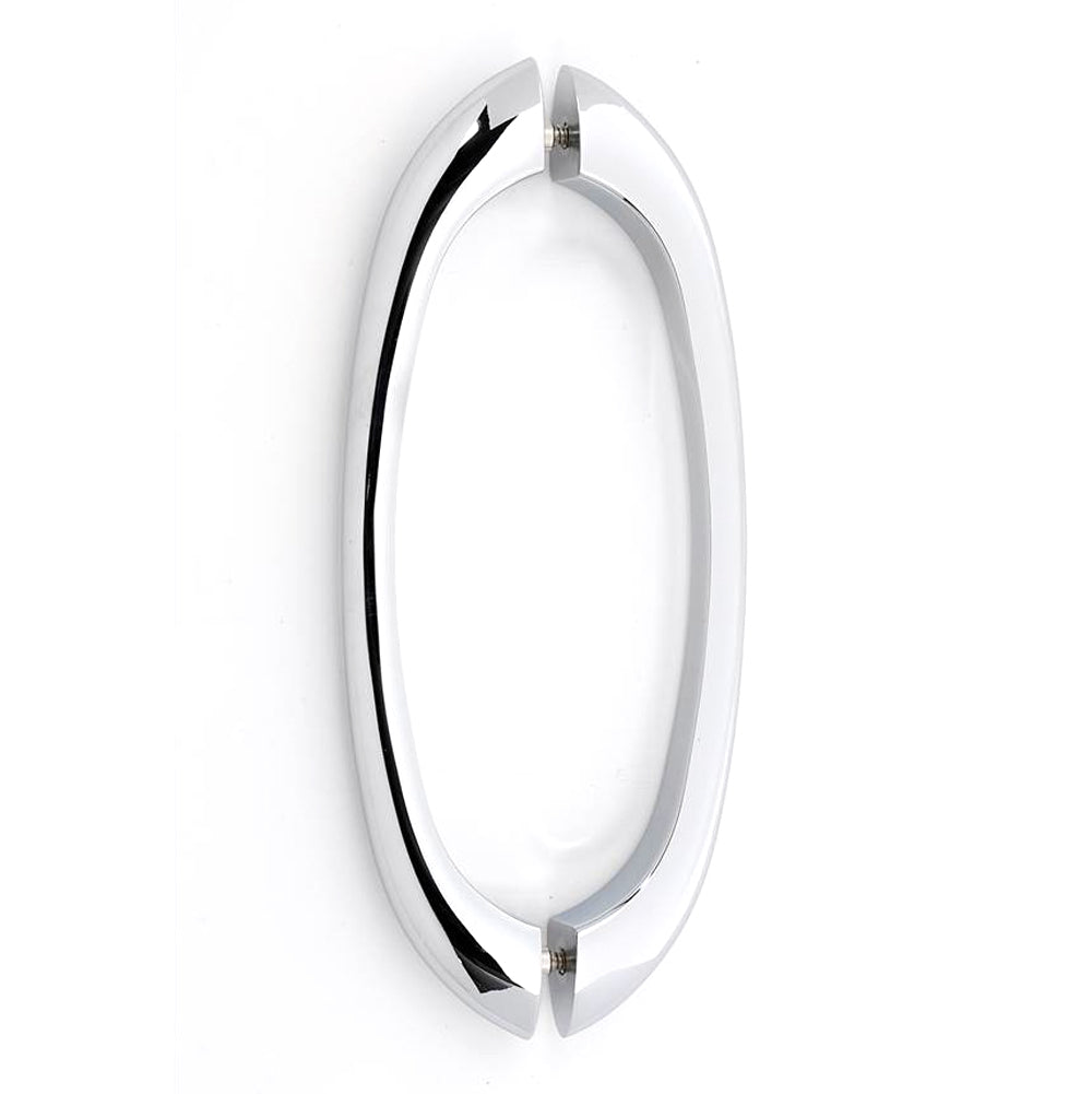 C855 8" Back-to-Back Pull w/Polished Chrome Finish