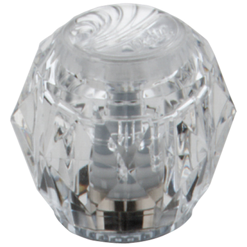 Clear Knob Handle Kit w/Chrome Finish (1 pc)