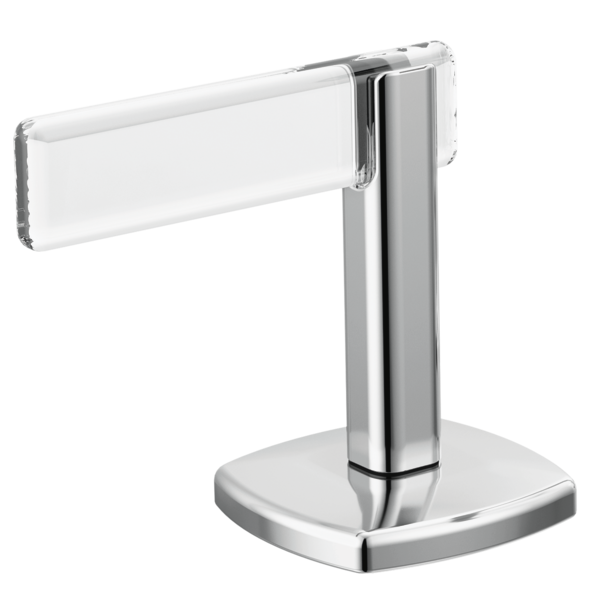 Allaria Widespread Lever Handle Kit in Chrome/Clear Acrylic