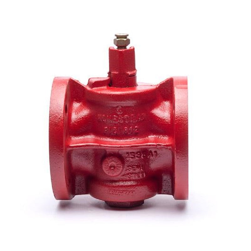 Plug Valve 6" Cast Iron Standard Rectangular Port Flanged Class 125 Lubricated
