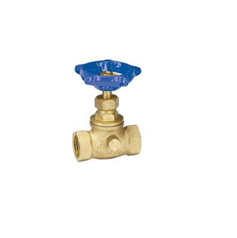 Stop & Waste Valve 1/2" Brass Threaded No-Lead Max Pressure 125 PSI non-shock WOG