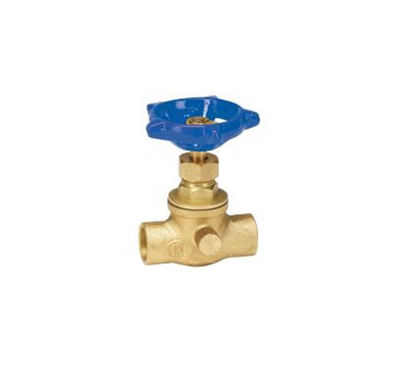Stop & Waste Valve 3/4" Brass CXC No-Lead Max Pressure 125 PSI non-shock WOG